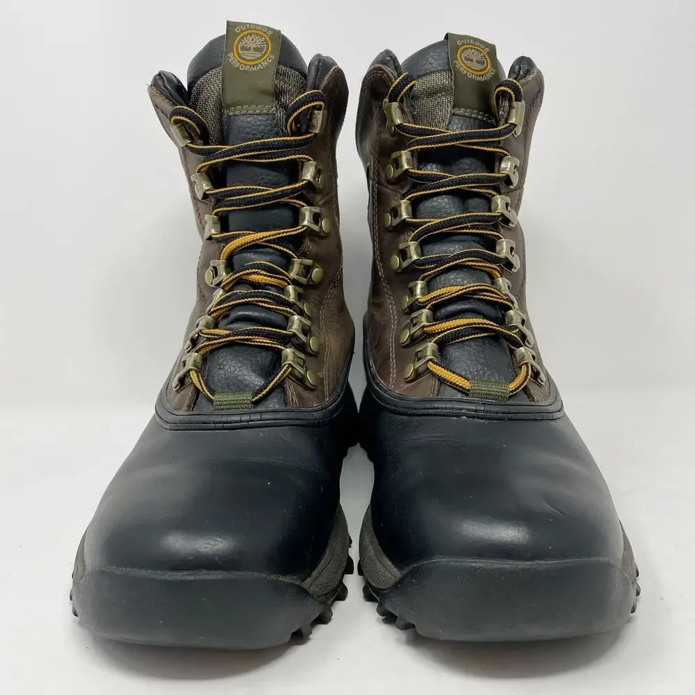 Timberland Waterproof High Hiking Boots Leather Synthetic Mens Size 7